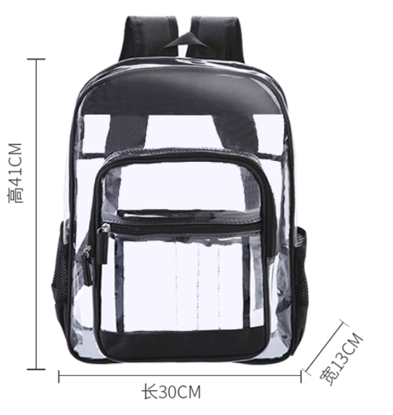 Sac ?dos transparent imperm閍ble durable