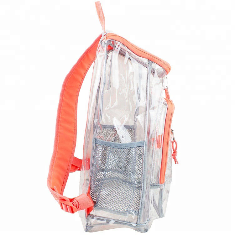   Sac à dos en PVC transparent pour le transport scolaire 