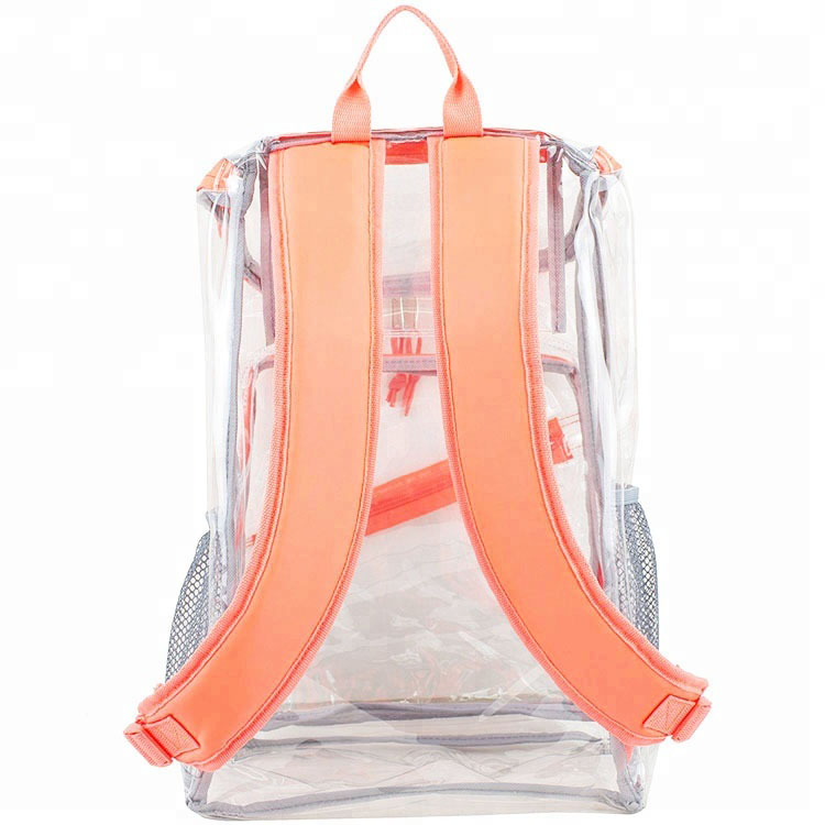   Sac à dos en PVC transparent pour le transport scolaire 