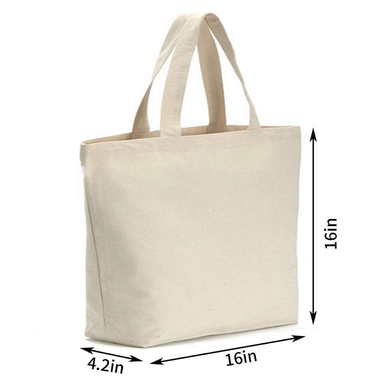 Custom Logo Canvas Tote Bags